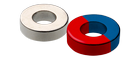 NdFeB imanes anillas - magnetizados diametralmente – perpendicularmente con el eje